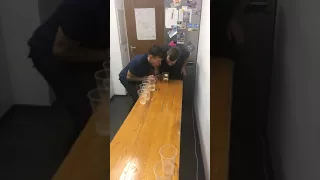 Beer Pong save of the century. Amazing blow out!!!