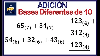 ADICIÓN 02: Suma en Bases Diferente de 10