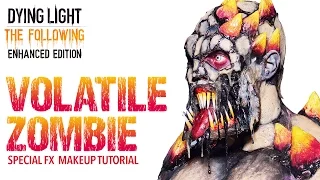 Epic zombie halloween makeup tutorial (Volatile Zombie Dying Light: The Following -Enhanced Edition)