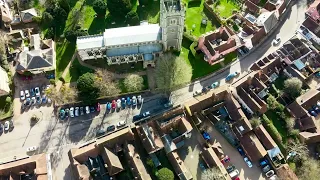 Drone footage of Dedham, Essex