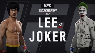 Bruce Lee vs. Crazy JOKER (EA Sports UFC 2)