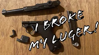 I Broke My Luger! (And Then I Fixed It) Luger P08 Repair