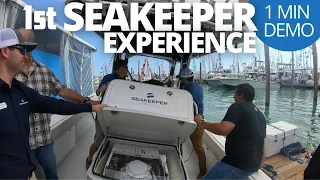 First Seakeeper Experience - 1 Minute Boat Demo