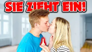 SIE zieht SPONTAN ein! (wirklich)