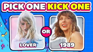 Pick One Kick One Taylor Swift Songs, Album | Swiftie Test!