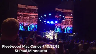 Fleetwood Mac Concert St Paul October 22, 2018  Drum solo by Mick Fleetwood
