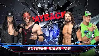 FULL MATCH - The Undertaker and Kane Vs AJ Styles and John Cena -  Extreme Rules - PAYBACK