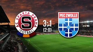 EUROPA LEAGUE | AC Sparta Praha - PEC Zwolle | 3:1 | 28.8.2014