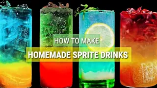 SPRITE HOMEMADE DRINKS | 10 EASY MADE PART 2🍸