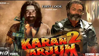 Karan Arjun 2 new update:Sunny Deol Bobby Deol Salman Khan Shahrukh Khan Kajol trailer story
