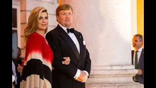 Willem-Alexander en Máxima bij contraprestatie staatsbezoek Portugal