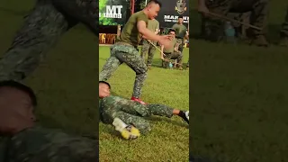 Watch Marines from the U.S. and Philippines compete during martial arts training