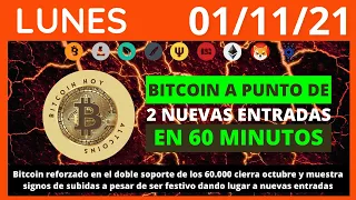 BITCOIN A PUNTO DE DAR 2 NUEVAS ENTRADAS  EN LARGOS