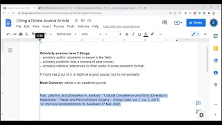 How to Cite an Academic Journal Article in MLA