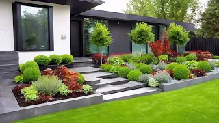 Amazing Modern Home Garden Landscaping Ideas 2024 Front Yard Garden Design| Backyard Gardening Ideas