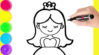 How to Draw a Princess, Cat, Girl and Shoes | Drawing Tutorial Art