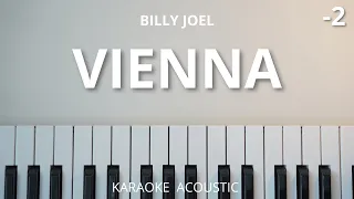 Vienna - Billy Joel (Karaoke Acoustic Piano) Lower Key