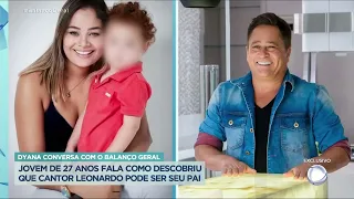 Suposta filha de Leonardo diz que aguarda contato do cantor para realizar exame de DNA