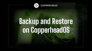 Encrypted backup and restore of Android applications on CopperheadOS.