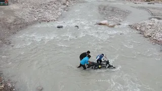Rohtang pass to Leh Bike Trip | Dangerous water crossings| Must watch before going!