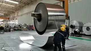 DC aluminum coil production processing