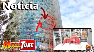 El 'Spiderman francés' escala de nuevo la torre Agbar de Barcelona