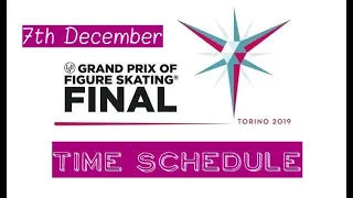 Third day in Torino | Who is skating today? | Grand Prix Final 2019/20