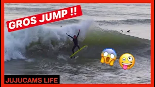 GROS JUMP EN SURF POUR CAMS 🤪 (session moussu backwash)