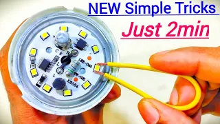 how to repair led bulb with simple process 💡 💡 💡 🔥 🔥 🔥