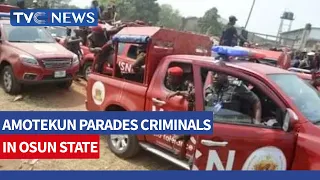 Amotekun Parades Suspected Criminals In Osogbo, Osun State