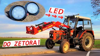 LEDY ZAMIAST FABRYCZNYCH - MODERNIZACJA ZETOR 7211