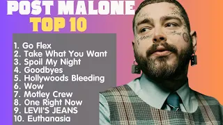 Post Malone Playlist ~ Top 10 Popular Songs 2024