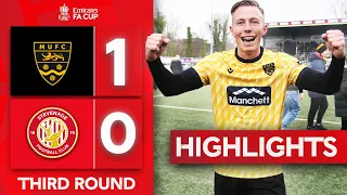 Maidstone MAKE HISTORY! | Maidstone 1-0 Stevenage | Emirates FA Cup 2023-24