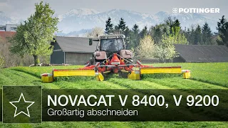 NOVACAT V 8400, V 9200 Mähkombinationen – Highlights | PÖTTINGER