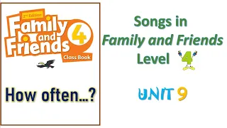 Song in Family and friends Level 4 Unit 9 _ How often...? | Let's sing  karaoke!