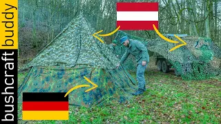Austrian Army 6x6 All Terrain Steyr-Puch Pinzgauer Overnight | Hybrid Canvas Shelter