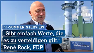 FDP-Fraktionschef René Rock im hr-Sommerinterview | hessenschau