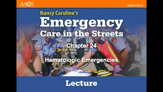 Chapter 24, Hematologic Emergencies