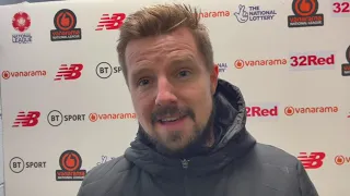 Adam Lakeland Post Match Thoughts - Chester (Home), FA Trophy