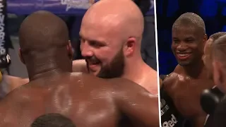 Heartwarming scenes after knockout! Daniel Dubois runs over to console Nathan Gorman