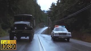 Rambo First Blood (1982) - Truck Vs Car & Crossing The Bridge Scene (1080p) FULL HD