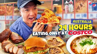 24 Hours Eating ONLY at Costco in Sydney Australia | BEST Costco Noodles EVER?!