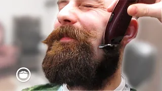 Bearded Guy Gets an Epic Mustache Transformation | Dave Banks