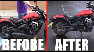 Putting Two Brothers Exhaust on my Vulcan S