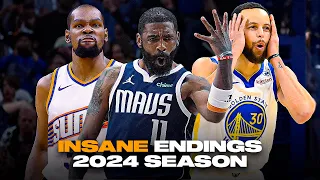 The Most INSANE NBA Endings of 2024 Season 😱