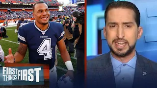 Cowboys & Dak Prescott agree to a 4-year/$160M deal — Nick reacts | NFL | FIRST THINGS FIRST