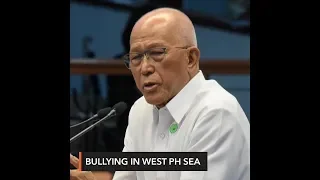 Defense chief hits China's 'bullying' in Scarborough Shoal takeover