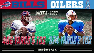 Kelly & Moon Duel in the House of Pain is Football Perfection! (Bills vs. Oilers 1989, Week 3)