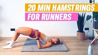 20 MIN Hamstrings Workout for Runners l Follow Along