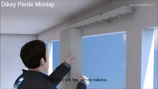 PVC ve Kumaş Dikey Perde Montajı